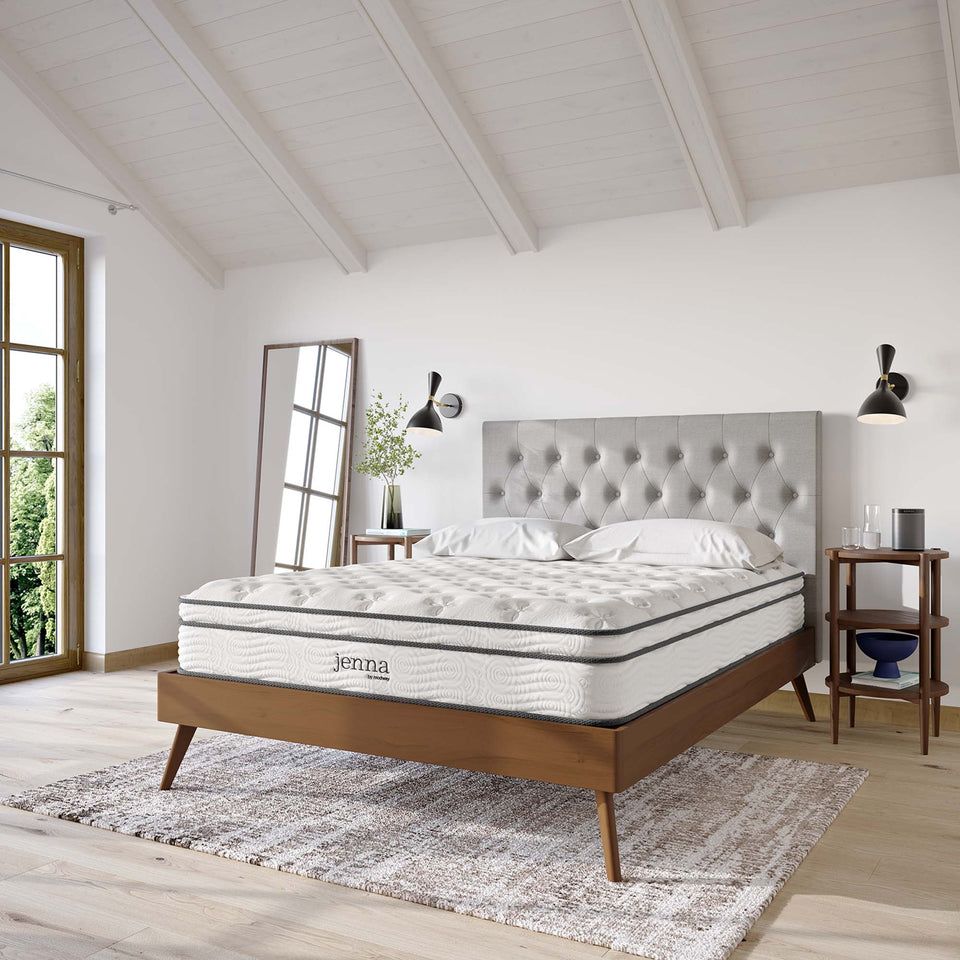 Jenna 10" Innerspring and Foam King Mattress by Modway