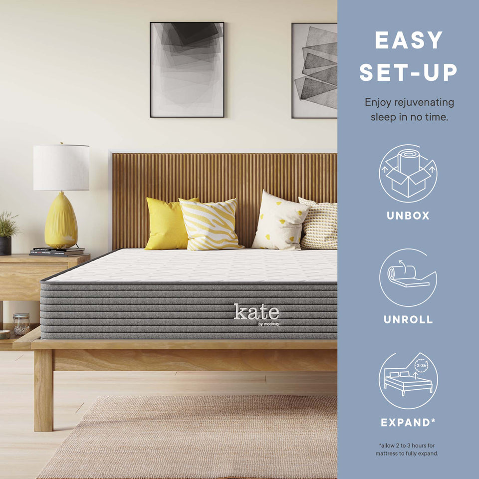 Kate 8" King Mattress by Modway
