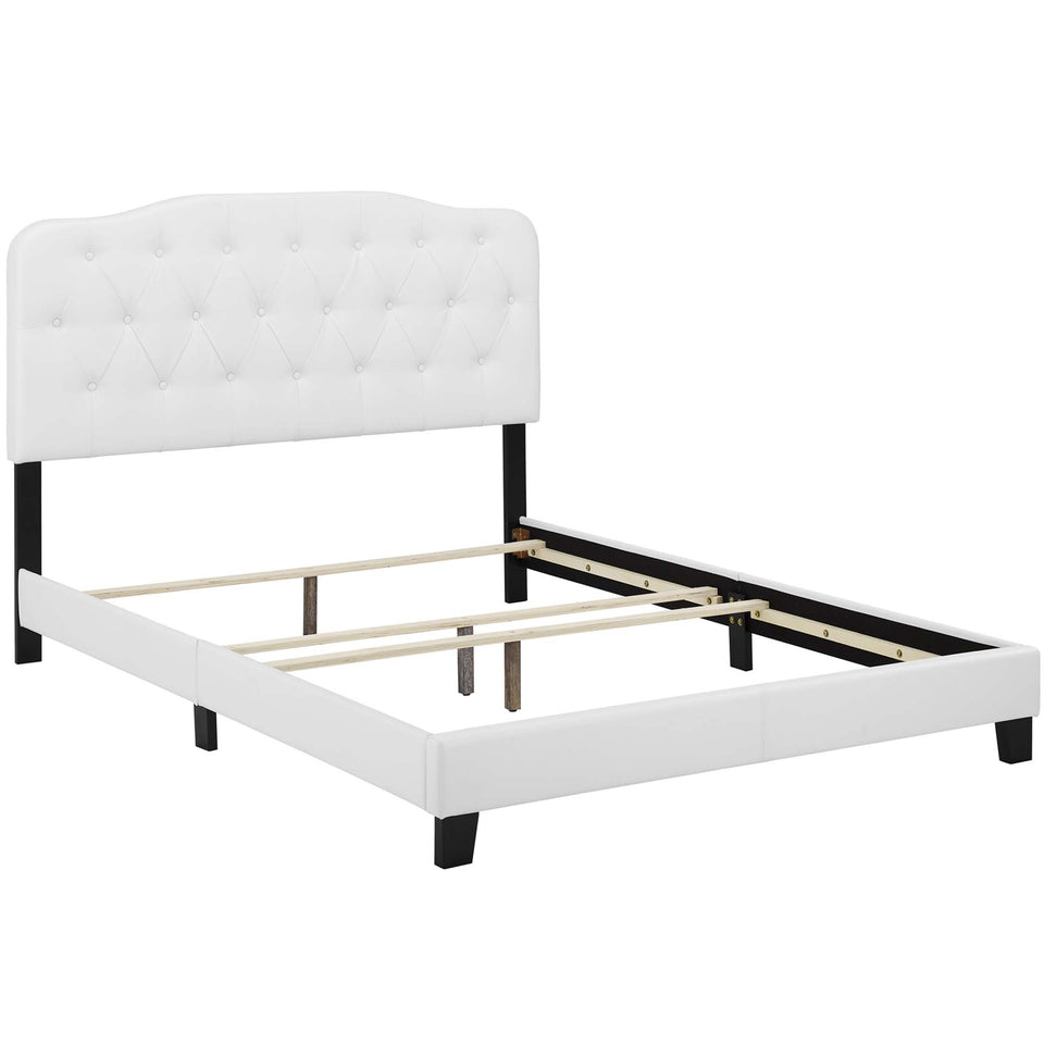 Amelia Faux Leather Full Bed by Modway