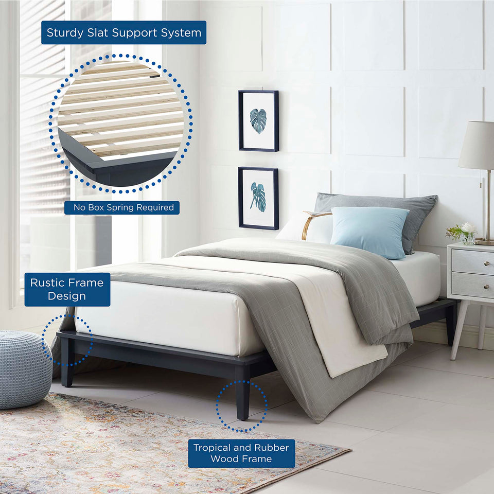 Lodge Wood Platform Bed Frame by Modway