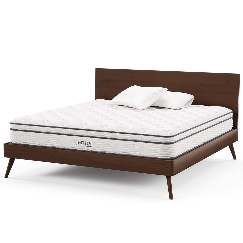 Jenna 10" Innerspring and Foam California King Mattress by Modway