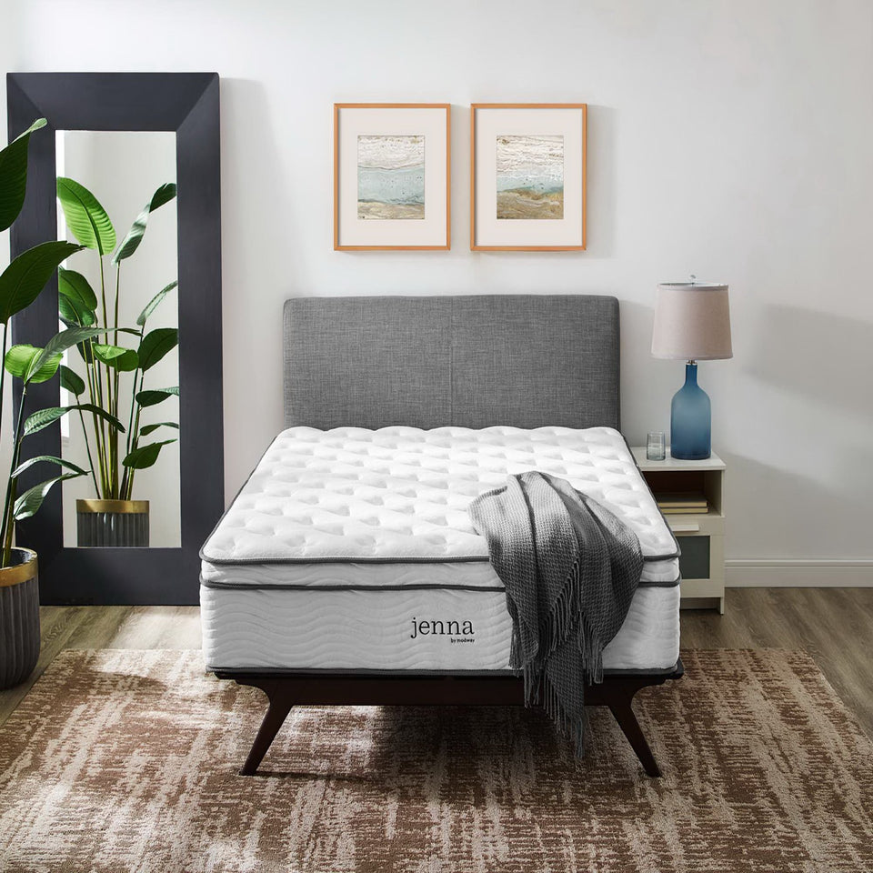 Jenna 14" Innerspring and Foam Twin Mattress by Modway