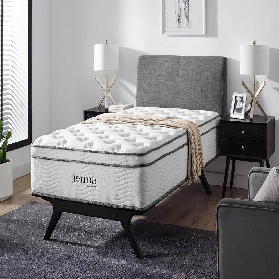 Jenna 14" Innerspring and Foam Twin Mattress by Modway