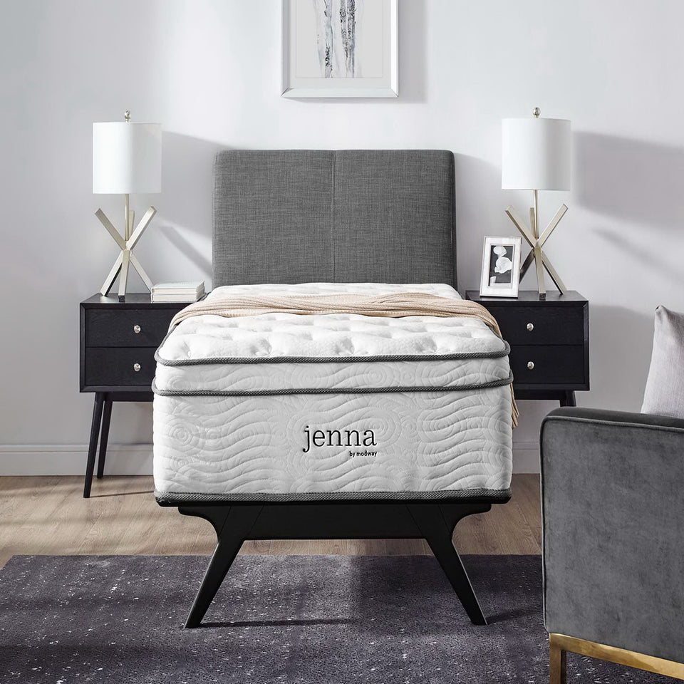 Jenna 14" Innerspring and Foam Twin Mattress by Modway