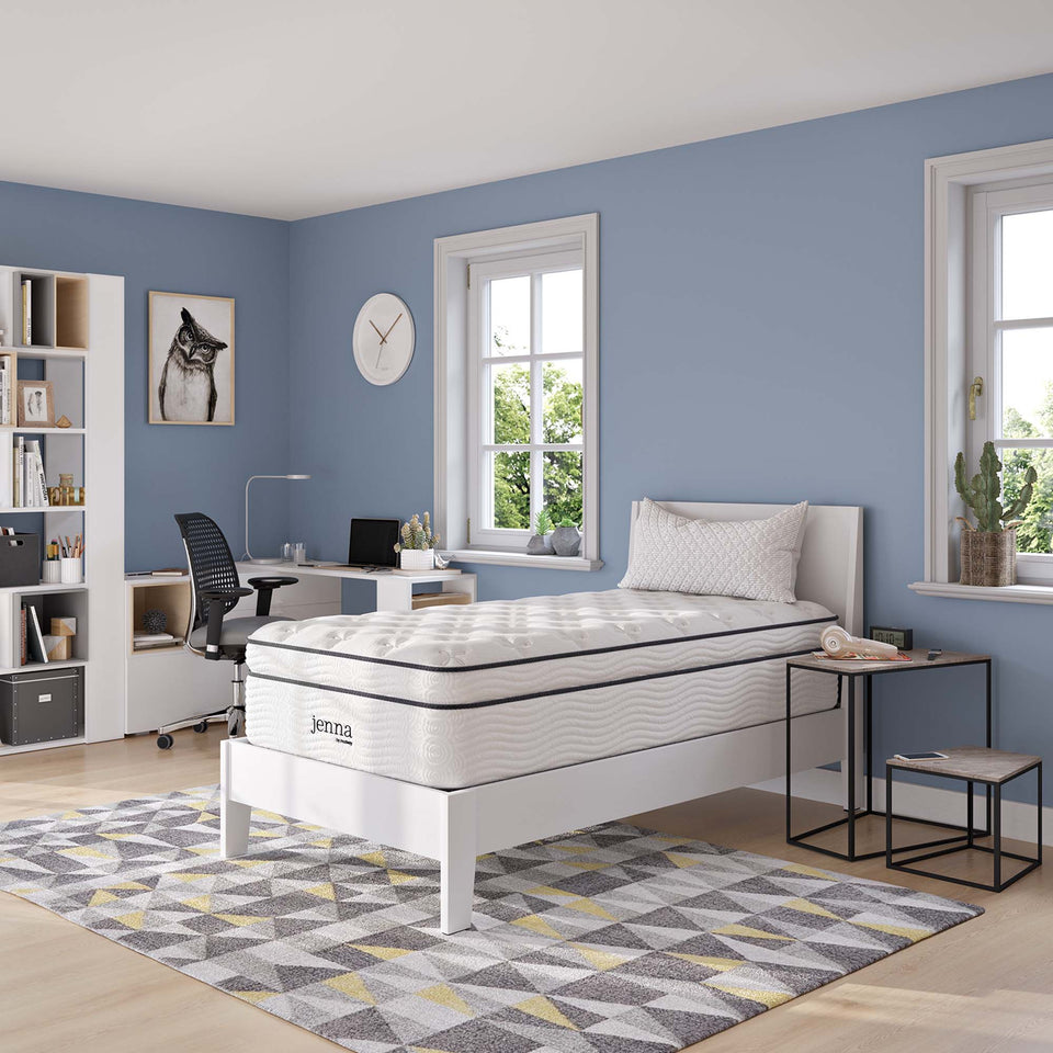 Jenna 14" Innerspring and Foam Twin Mattress by Modway