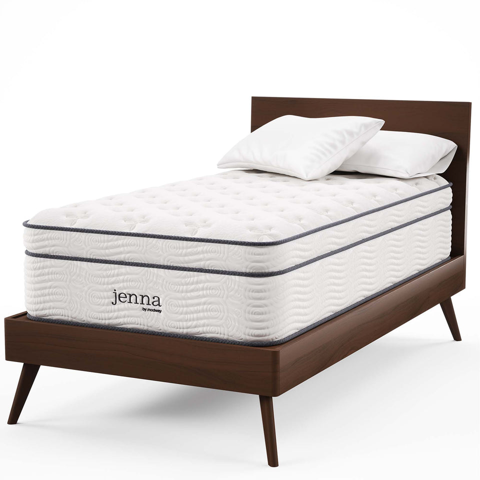 Jenna 14" Innerspring and Foam Twin Mattress by Modway