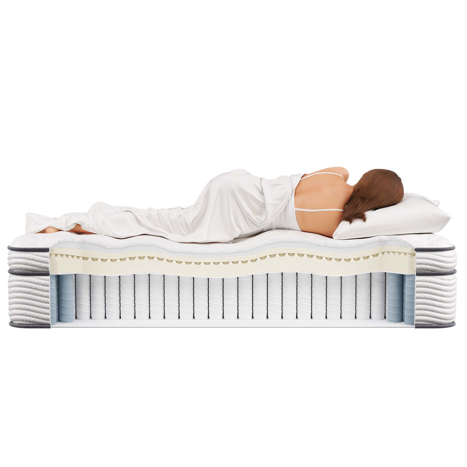 Jenna 14" Innerspring and Foam Full Mattress by Modway