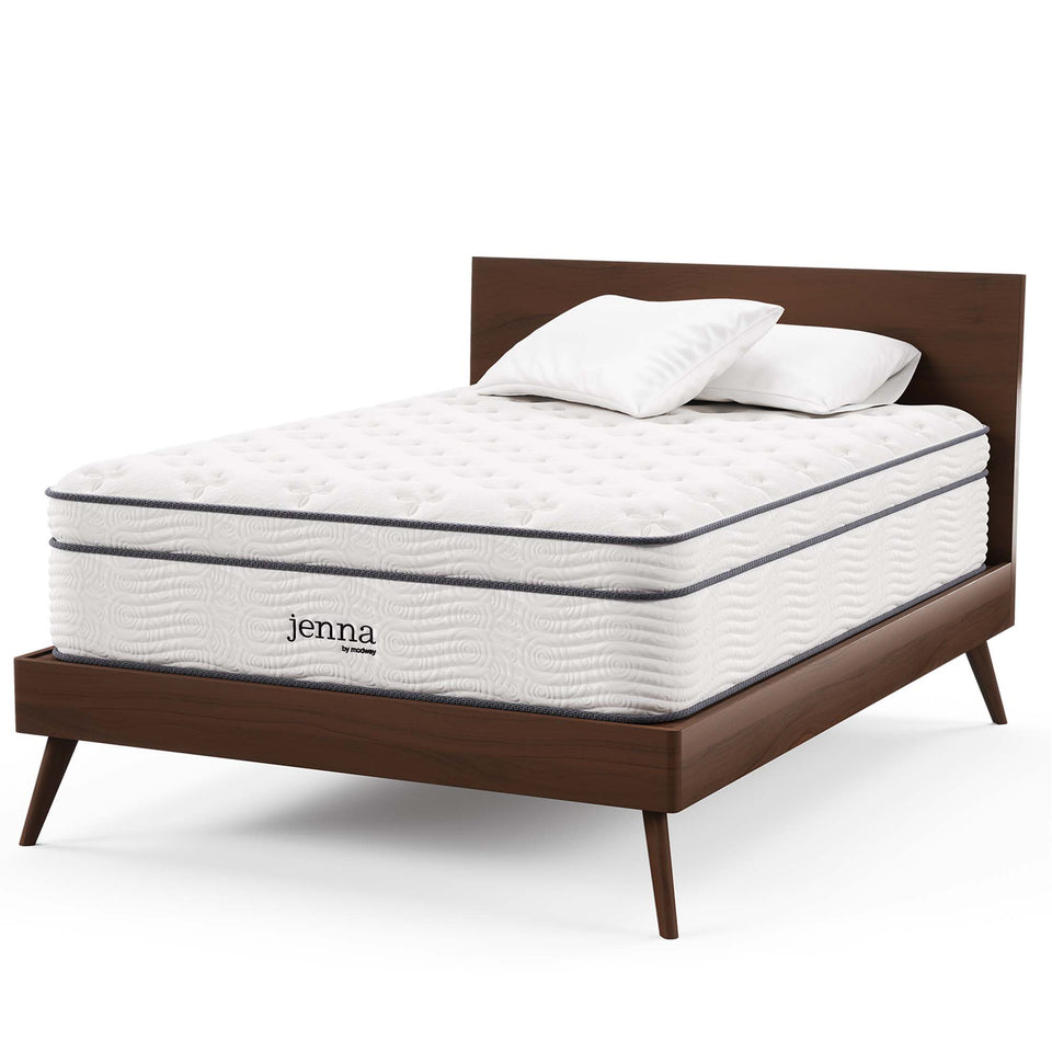 Jenna 14" Innerspring and Foam Full Mattress by Modway