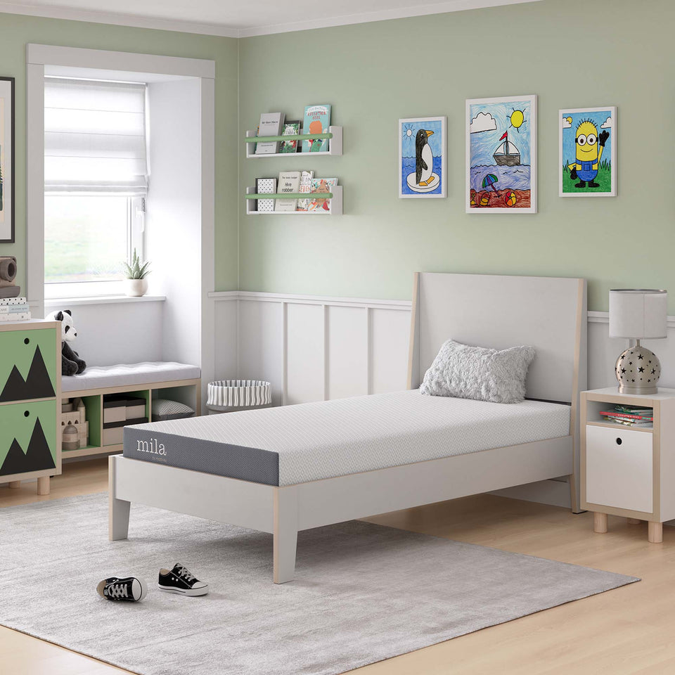Mila 6" Foam Twin Mattress Set of 2 by Modway