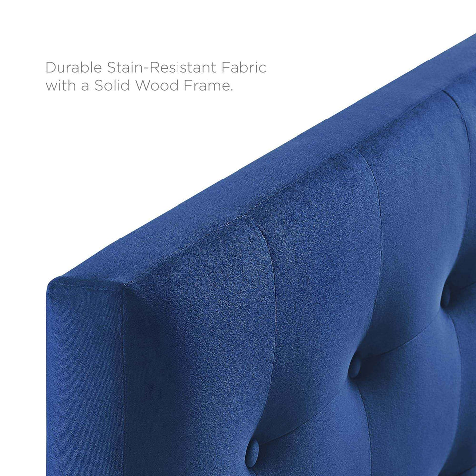 Emily Biscuit Tufted Performance Velvet Full Headboard by Modway