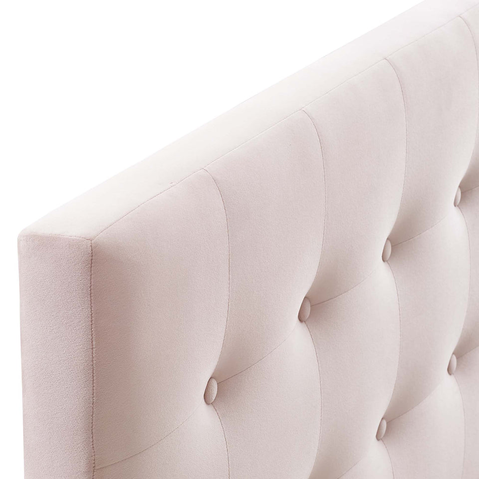 Emily Biscuit Tufted Performance Velvet Queen Headboard by Modway