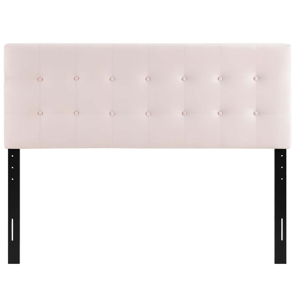 Emily Biscuit Tufted Performance Velvet Queen Headboard by Modway