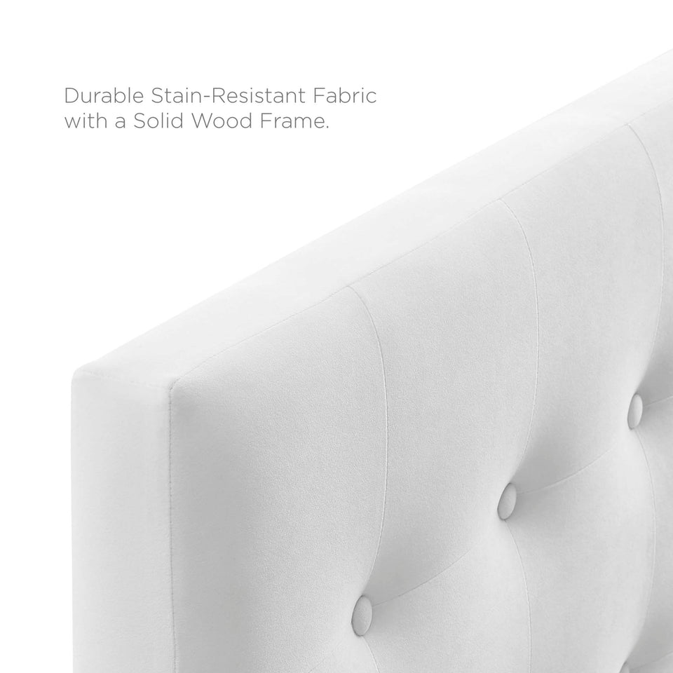 Emily Biscuit Tufted Performance Velvet Queen Headboard by Modway