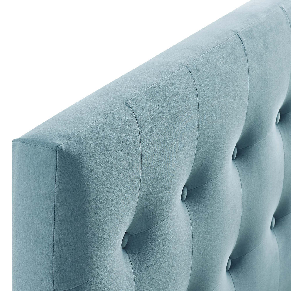 Emily Biscuit Tufted Performance Velvet King Headboard by Modway