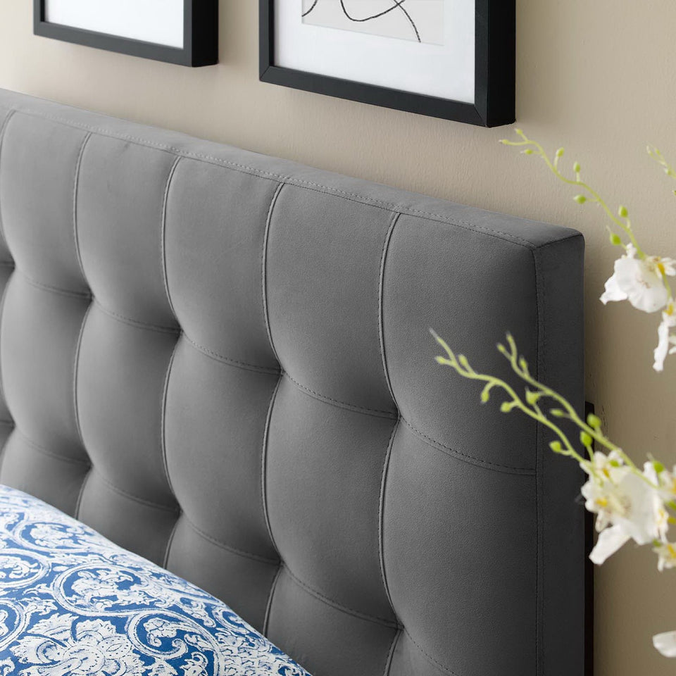 Lily Biscuit Tufted Performance Velvet Twin Headboard by Modway