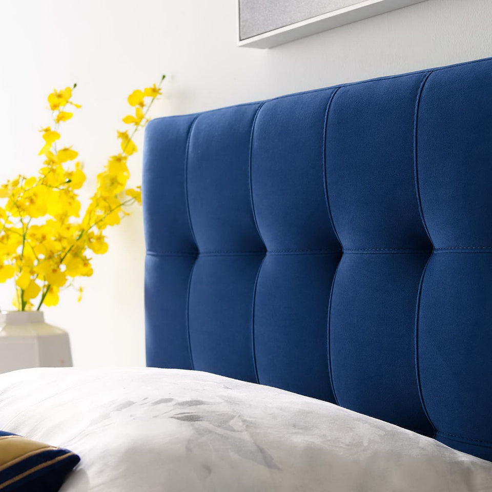 Lily Biscuit Tufted Performance Velvet Twin Headboard by Modway