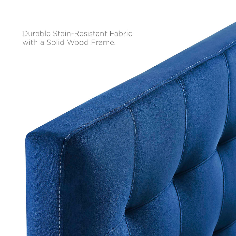 Lily Biscuit Tufted Performance Velvet Queen Headboard by Modway