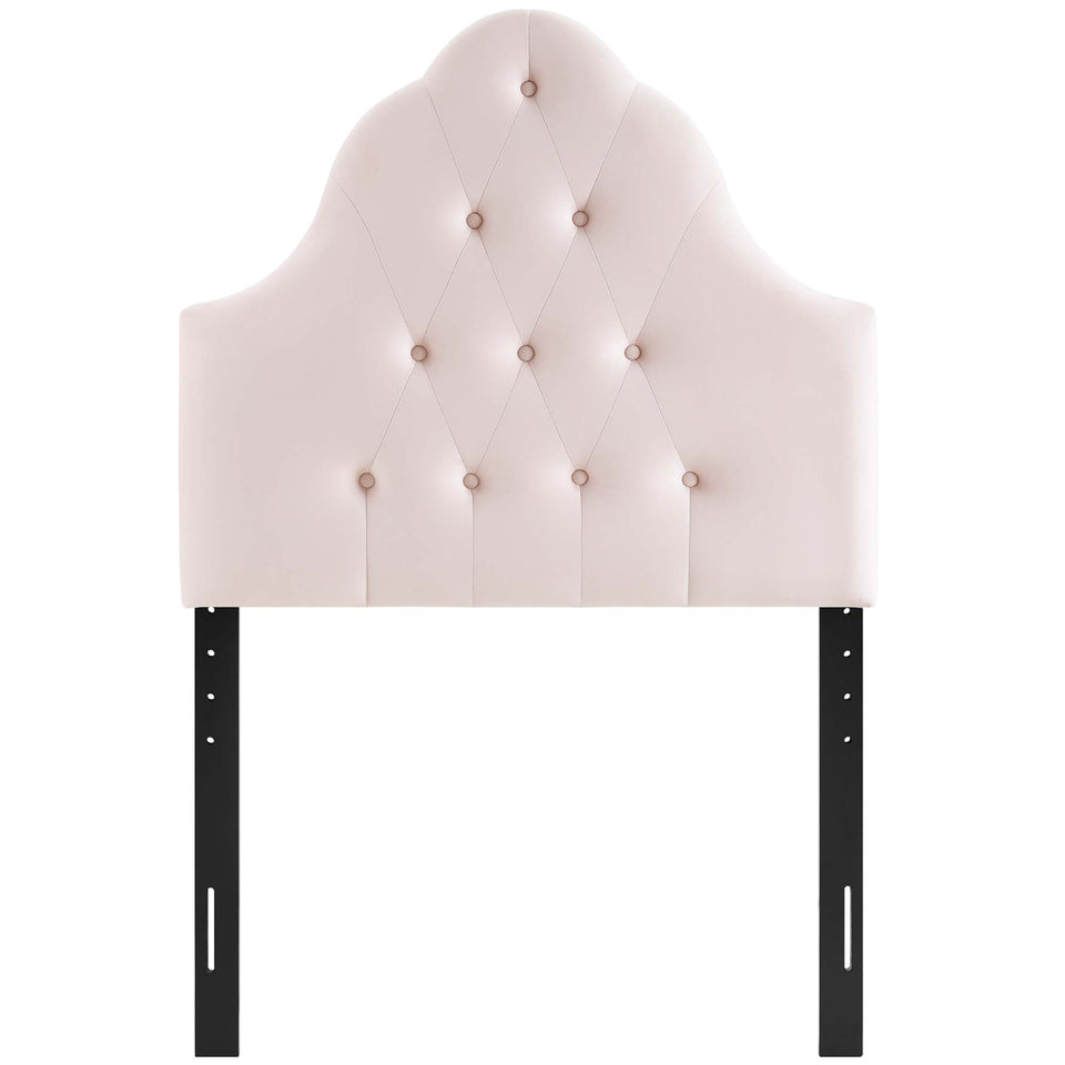 Sovereign Diamond Tufted Performance Velvet Twin Headboard by Modway