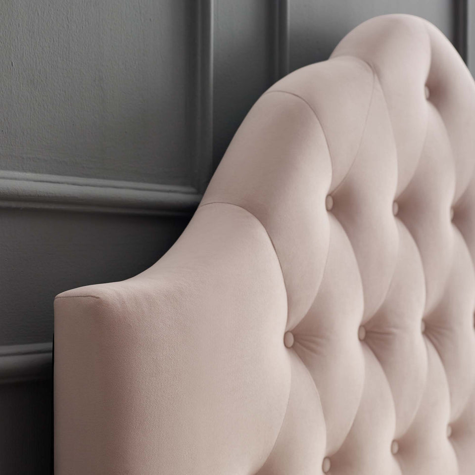 Sovereign Diamond Tufted Performance Velvet Queen Headboard by Modway