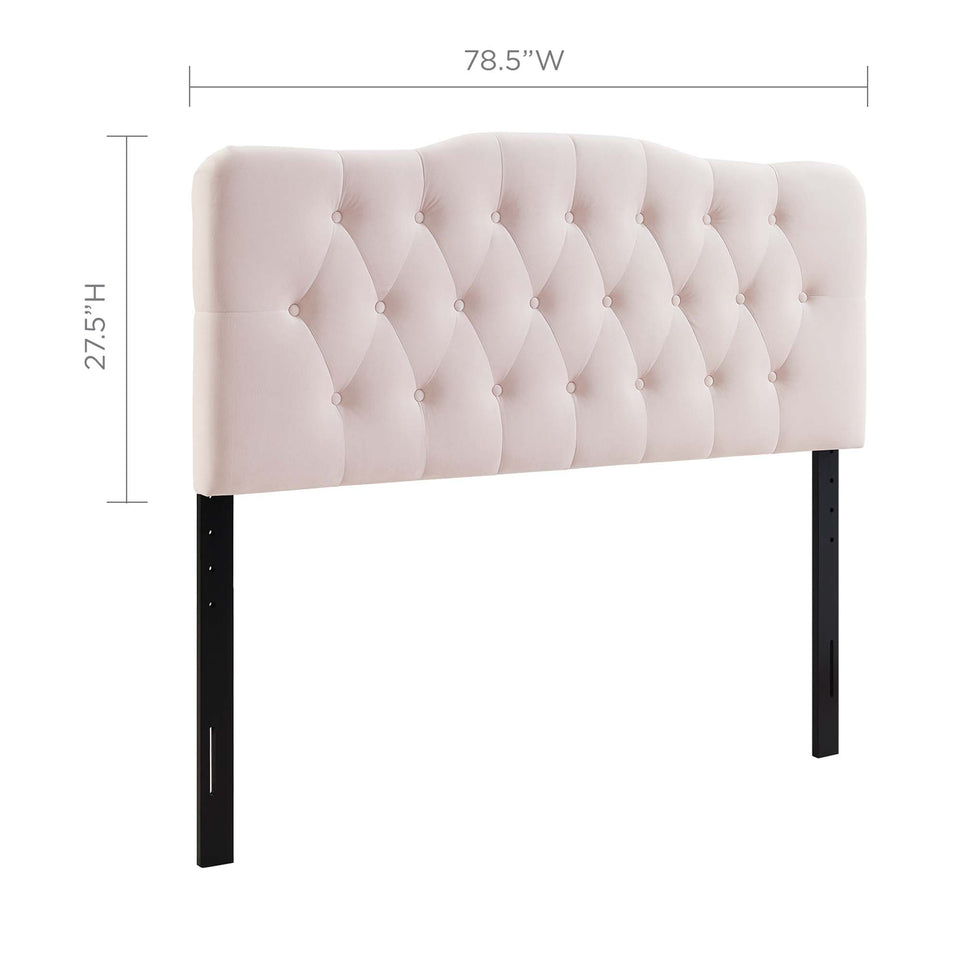 Annabel Diamond Tufted Performance Velvet King Headboard by Modway