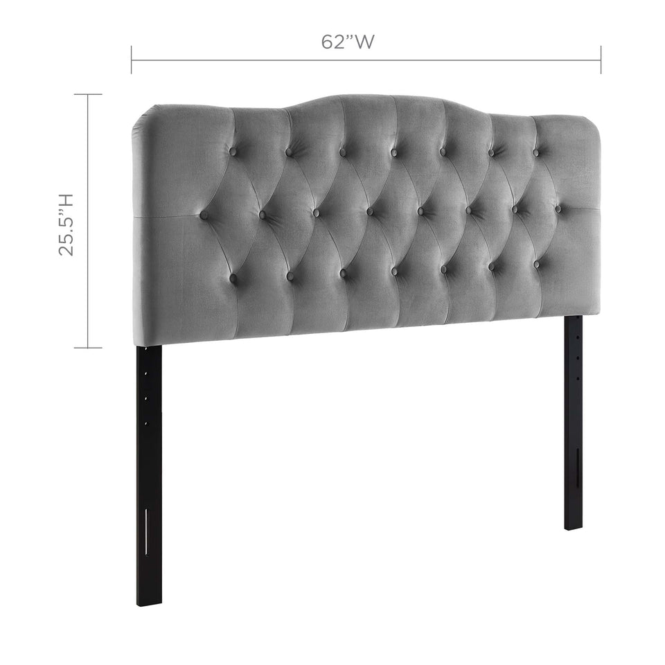 Annabel Diamond Tufted Performance Velvet Queen Headboard by Modway