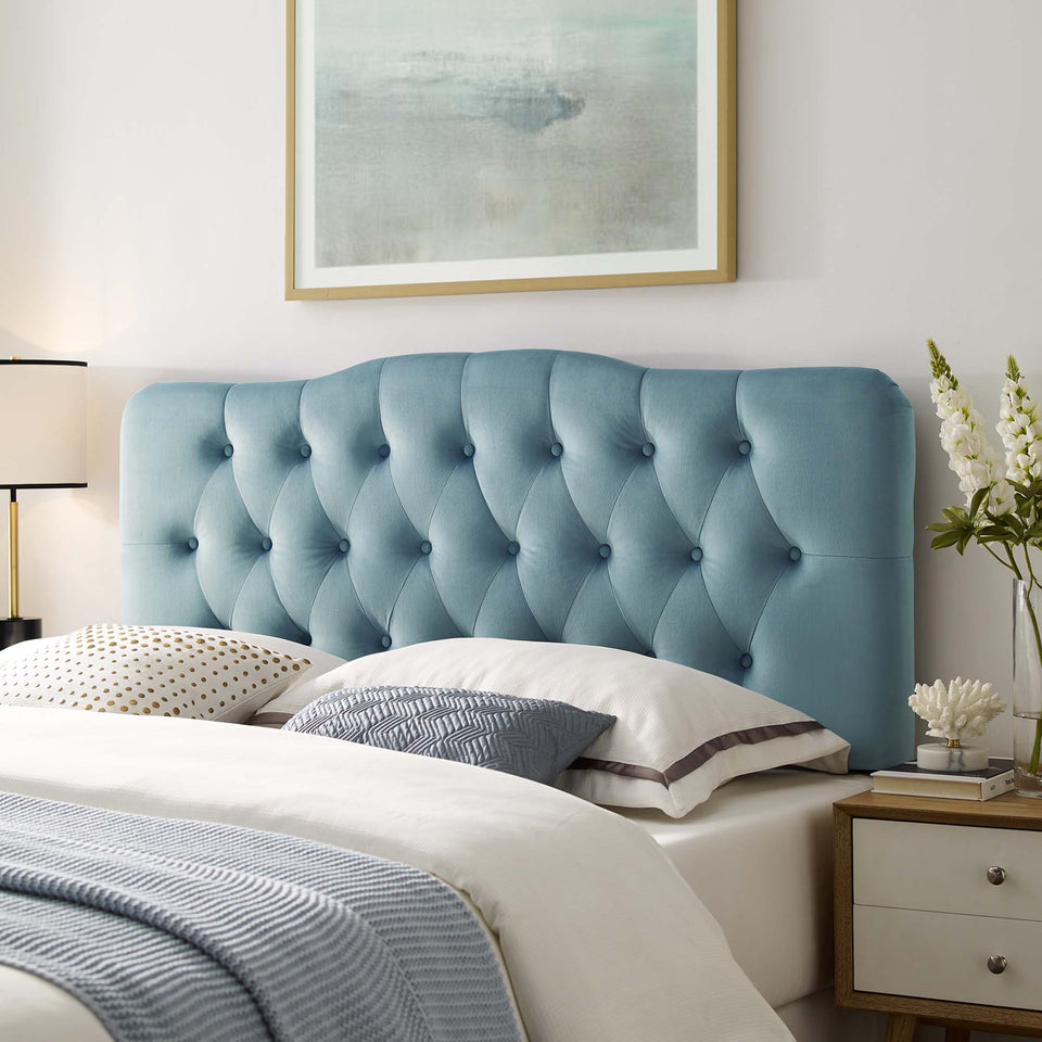 Annabel Diamond Tufted Performance Velvet Queen Headboard by Modway