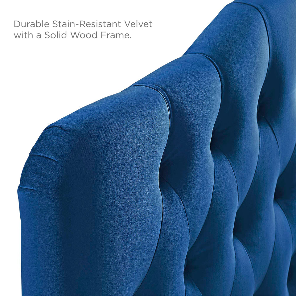 Annabel Diamond Tufted Performance Velvet Queen Headboard by Modway