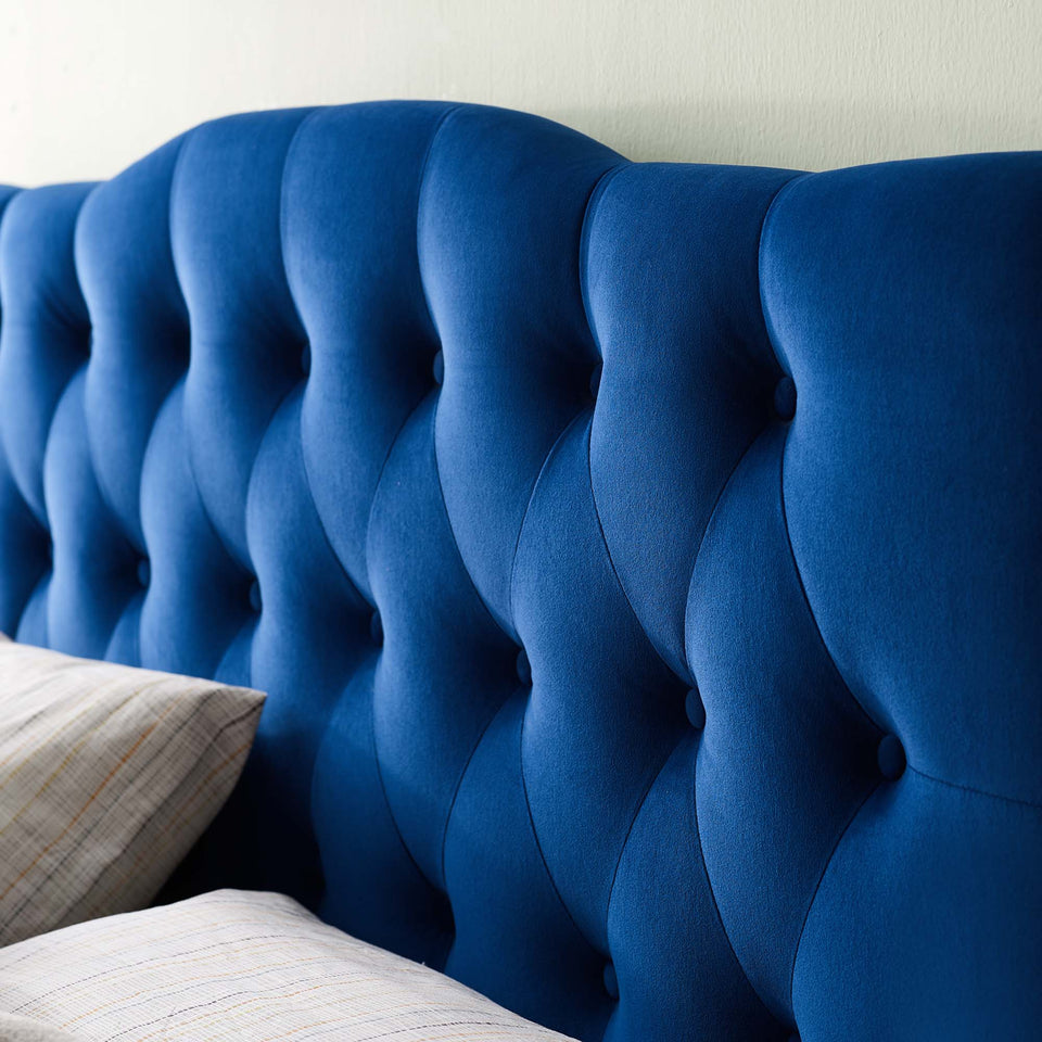 Annabel Diamond Tufted Performance Velvet Queen Headboard by Modway