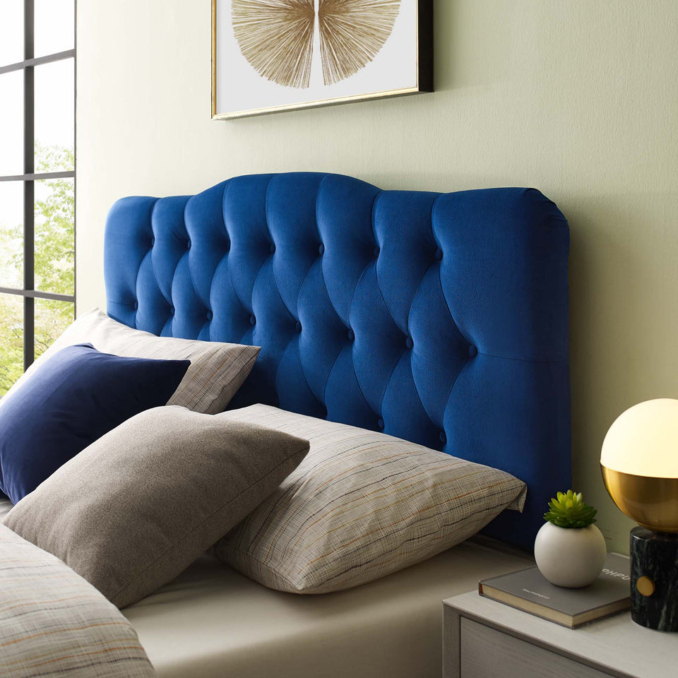 Annabel Diamond Tufted Performance Velvet Queen Headboard by Modway