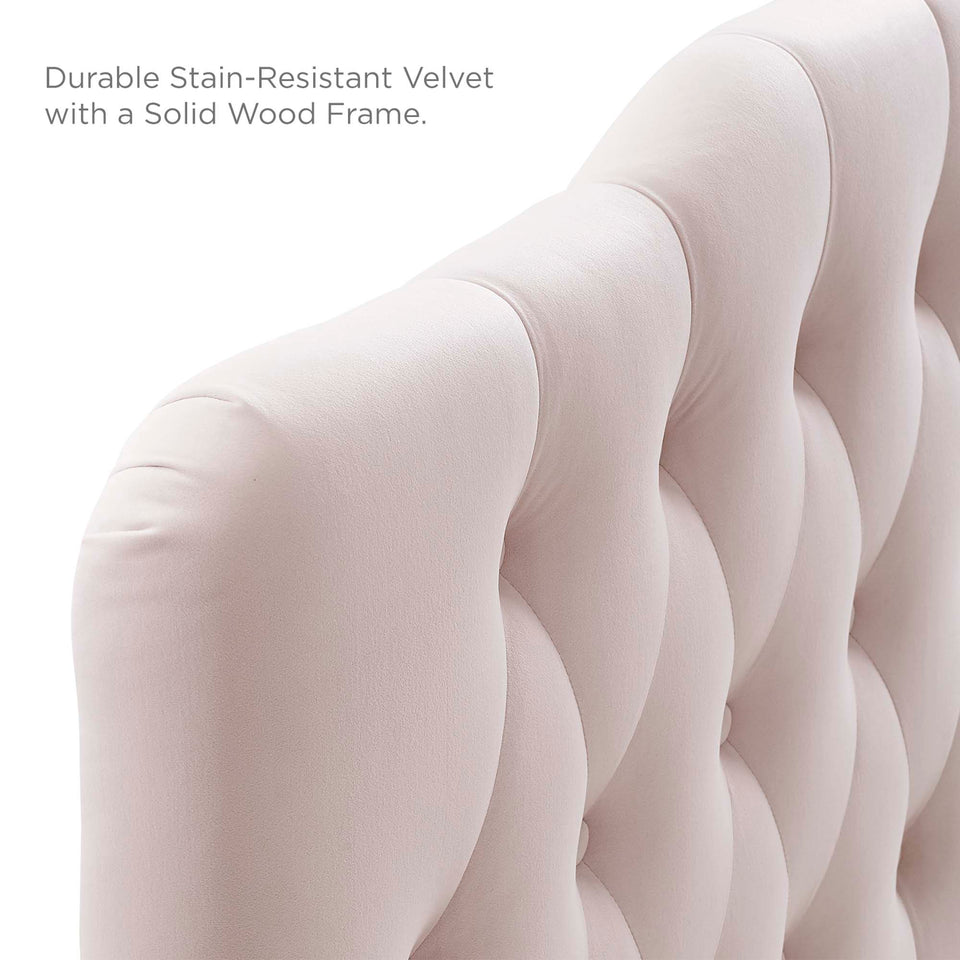 Annabel Diamond Tufted Performance Velvet Queen Headboard by Modway