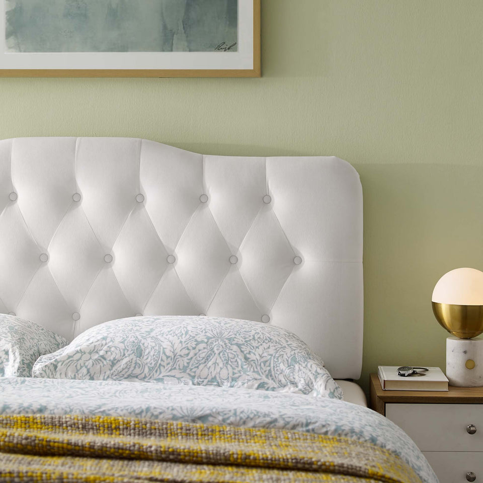 Annabel Diamond Tufted Performance Velvet Queen Headboard by Modway