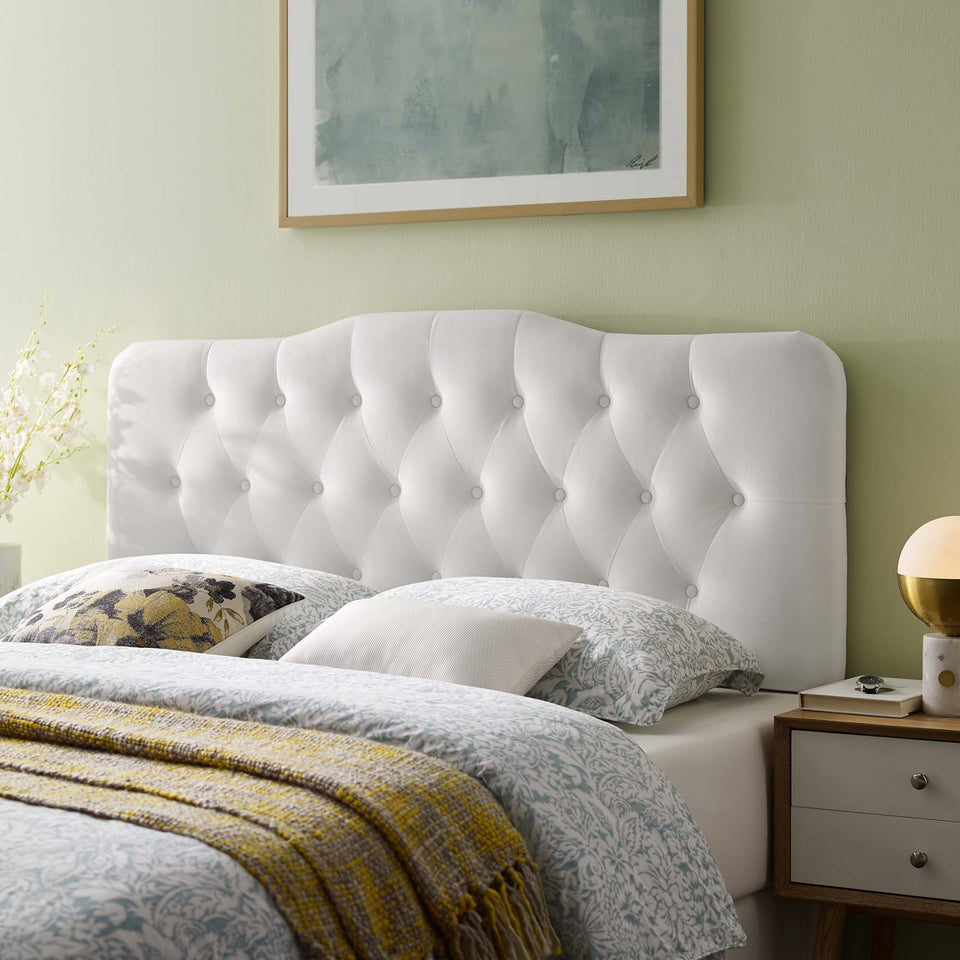 Annabel Diamond Tufted Performance Velvet Queen Headboard by Modway