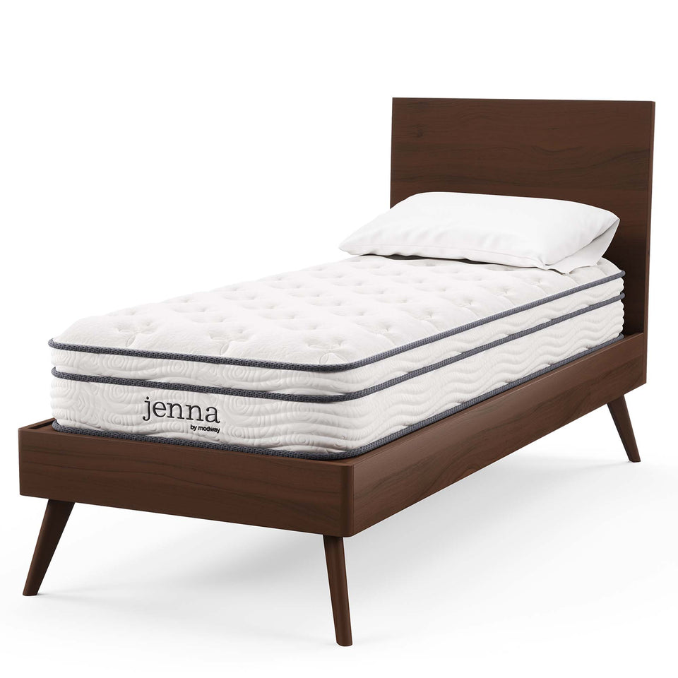 Jenna 8" Innerspring and Foam Narrow Twin Mattress by Modway