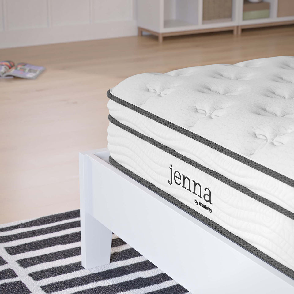 Jenna 8" Innerspring and Foam Twin Mattress by Modway