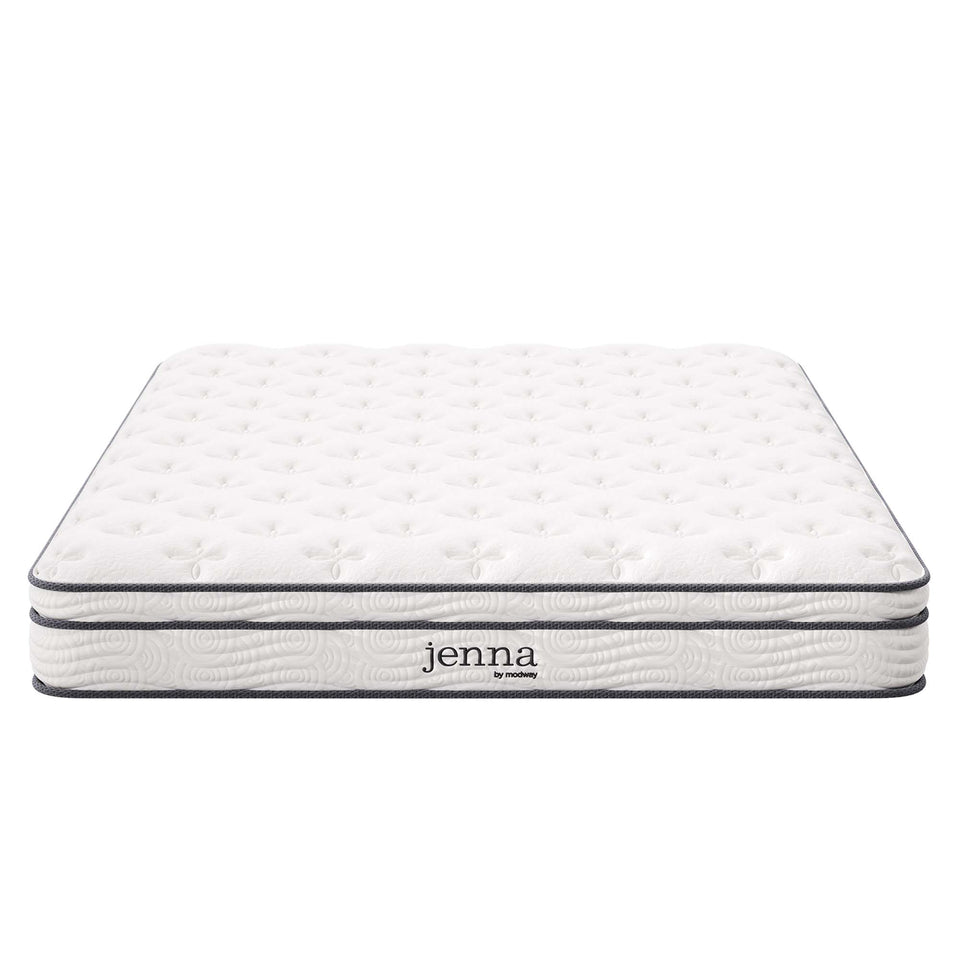 Jenna 8" Innerspring and Foam Queen Mattress by Modway