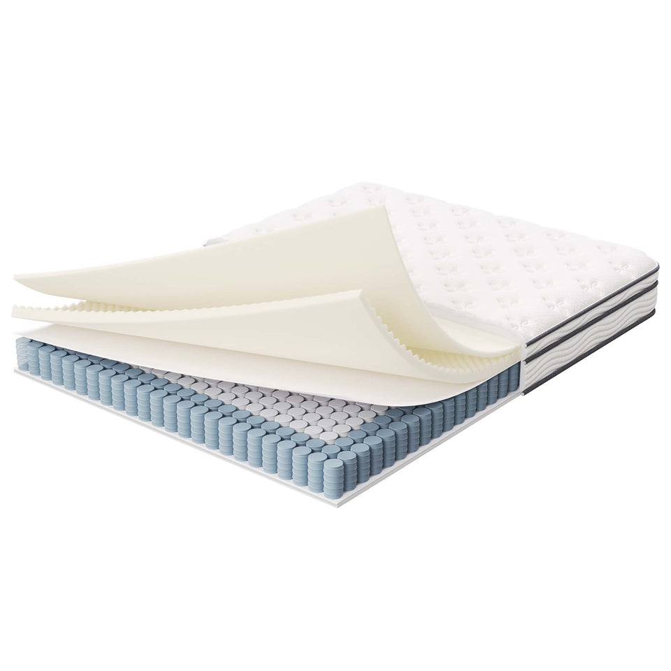 Jenna 8" Innerspring and Foam Queen Mattress by Modway