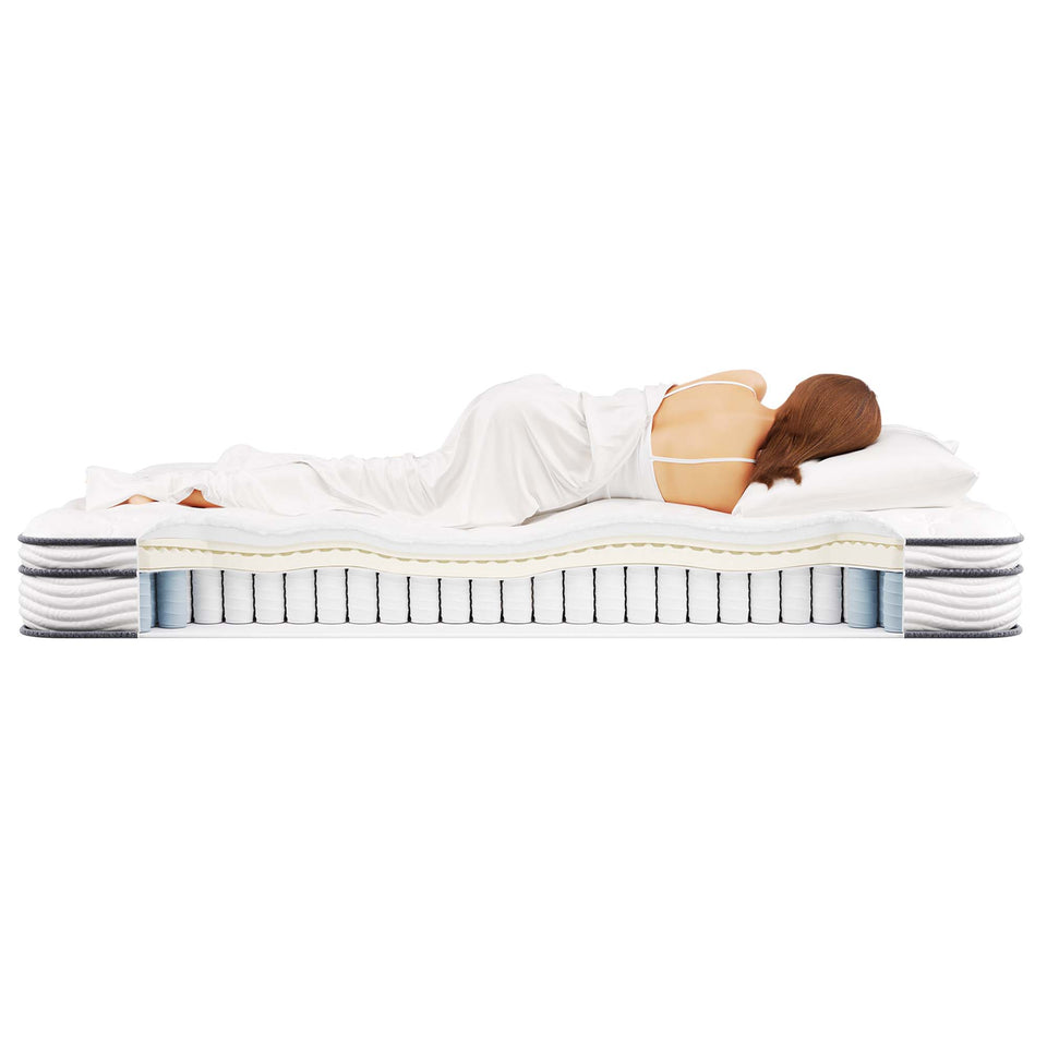 Jenna 8" Innerspring and Foam Queen Mattress by Modway
