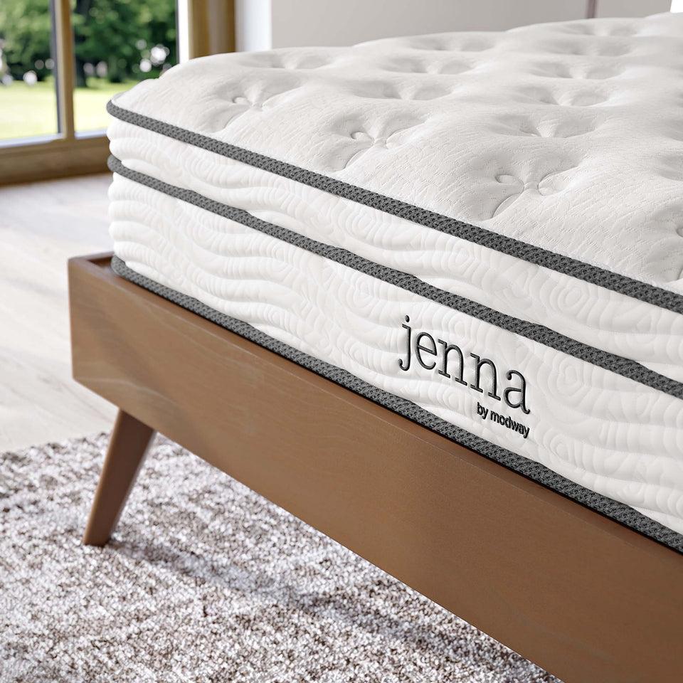 Jenna 8" Innerspring and Foam King Mattress by Modway