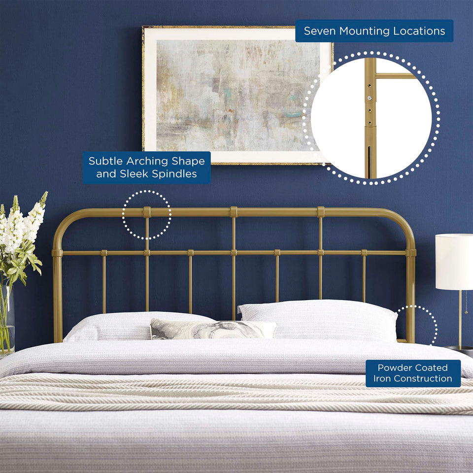 Alessia Metal Twin Headboard by Modway