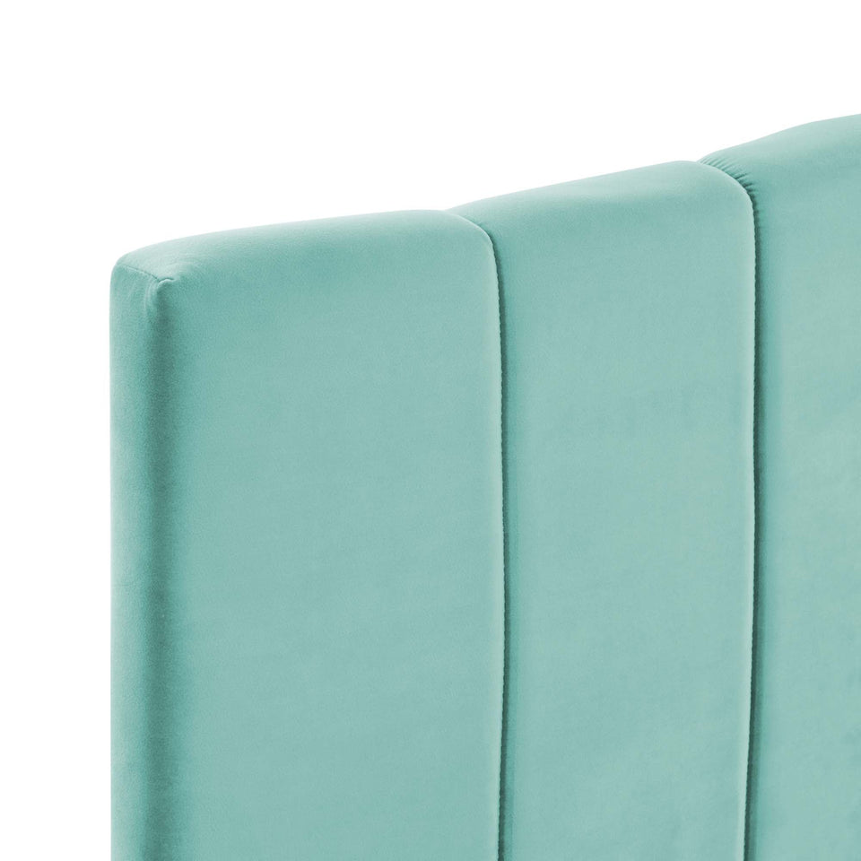Camilla Channel Tufted Performance Velvet Headboard by Modway