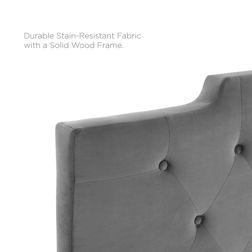 Juliet Tufted Performance Velvet Headboard by Modway