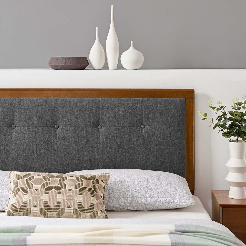 Draper Tufted Fabric and Wood Queen Headboard by Modway