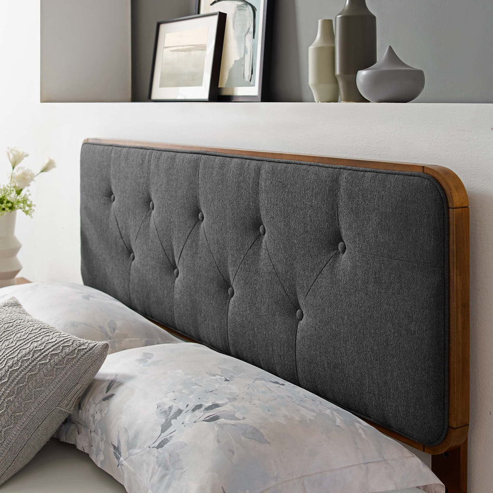 Collins Tufted Fabric and Wood Queen Headboard by Modway