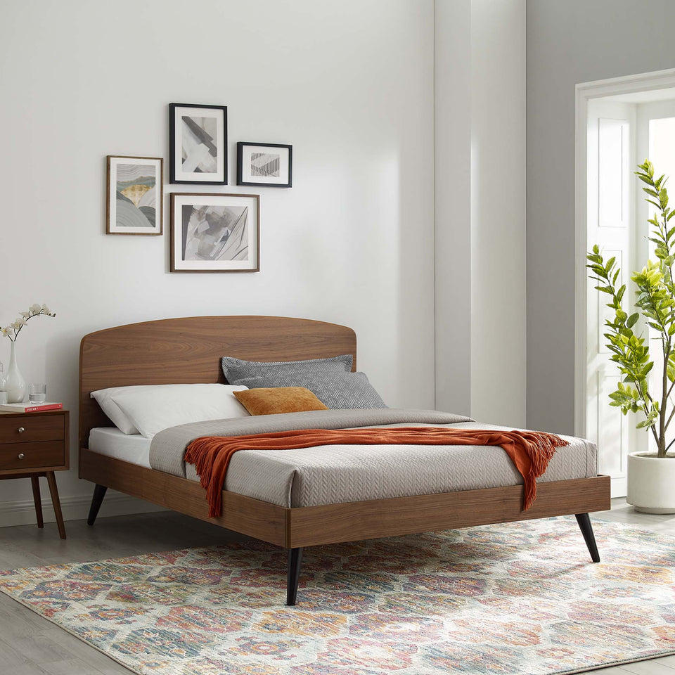 Bronwen Wood Queen Platform Bed by Modway