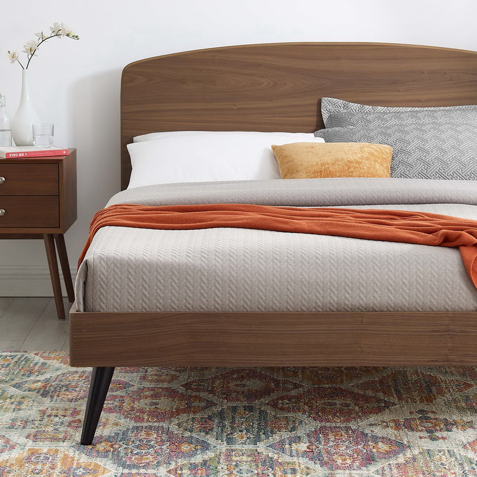 Bronwen Wood Queen Platform Bed by Modway