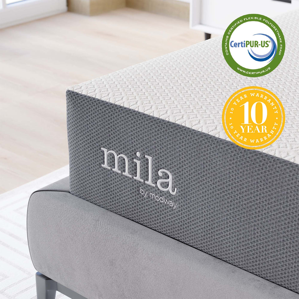 Mila 10" Queen Mattress by Modway