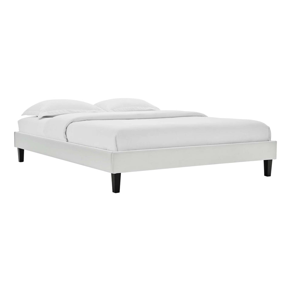 Current Performance Velvet King Platform Bed by Modway
