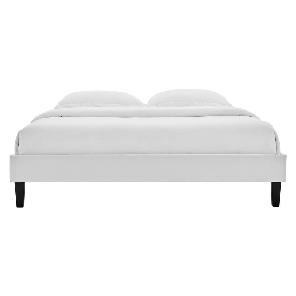 Current Performance Velvet King Platform Bed by Modway