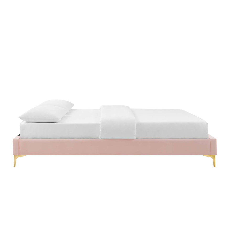 Gwyneth Tufted Performance Velvet Queen Platform Bed by Modway