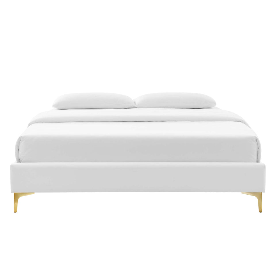 Gwyneth Tufted Performance Velvet Queen Platform Bed by Modway